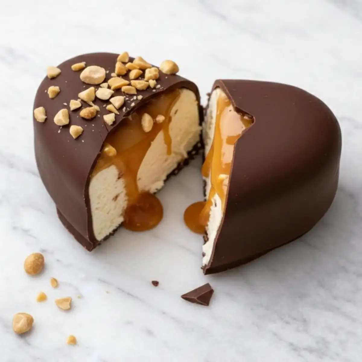 Cœur Caramel Cacahuète Choco